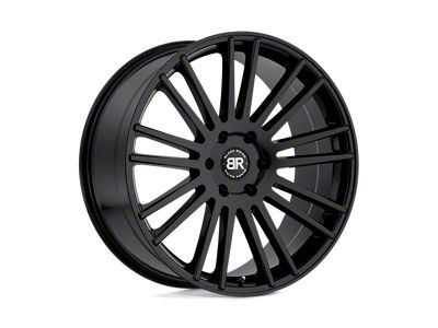 Black Rhino Kruger Gloss Black 4-Wheel Kit; 22x9.5; 20mm Offset; 5x139.7mm Bolt Pattern; 78.10mm Hub Bore