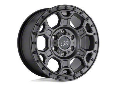 Black Rhino Midhill Matte Gunmetal with Black Bolts 4-Wheel Kit; 17x8; 45mm Offset; 5x160mm Bolt Pattern; 65.07mm Hub Bore