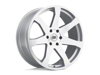 Black Rhino Mozambique Silver 4-Wheel Kit; 18x8.5; 0mm Offset; 6x139.7mm Bolt Pattern; 112.10mm Hub Bore