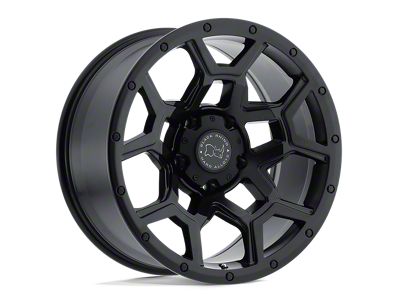 Black Rhino Overland Matte Black 4-Wheel Kit; 17x8; 35mm Offset