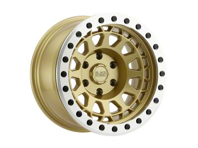 Black Rhino Primm Matte Gold 4-Wheel Kit; 17x8.5; -30mm Offset; 6x139.7mm Bolt Pattern; 112.10mm Hub Bore