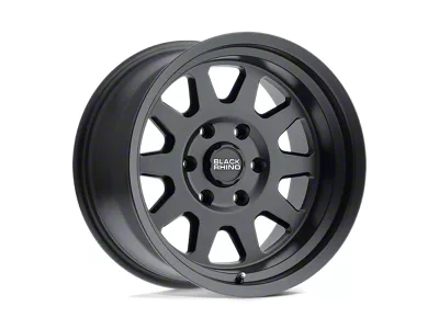 Black Rhino Stadium Matte Black 4-Wheel Kit; 16x8; 35mm Offset