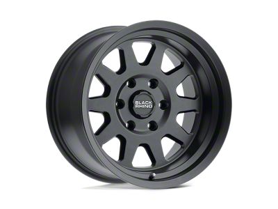 Black Rhino Stadium Matte Black 4-Wheel Kit; 17x9.5; -18mm Offset