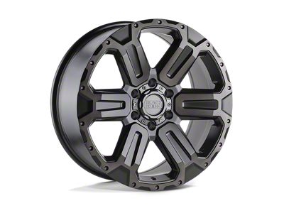 Black Rhino Wanaka Matte Gunmetal with Brushed Face and Gunmetal Tint 4-Wheel Kit; 20x9; 12mm Offset