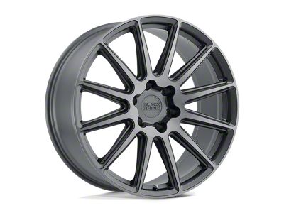 Black Rhino Waza Brushed Gunmetal 4-Wheel Kit; 20x9; 20mm Offset; 6x114.3mm Bolt Pattern; 76.10mm Hub Bore