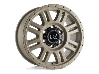 Black Rhino Yellowstone Desert Sand 4-Wheel Kit; 16x8; 38mm Offset; 6x130mm Bolt Pattern; 84.10mm Hub Bore