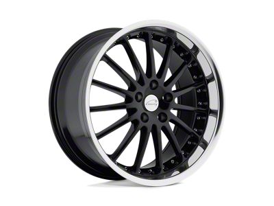 Coventry Wheels Whitley Gloss Black with Mirror Cut Lip 4-Wheel Kit; 20x10; 25mm Offset