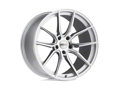 Cray Spider Silver with Mirror Cut Face 4-Wheel Kit; 20x9; 38mm Offset