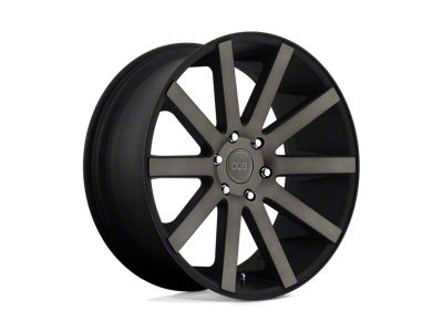DUB Shot Calla Matte Black Double Dark Tint 4-Wheel Kit; 24x10; 20mm Offset