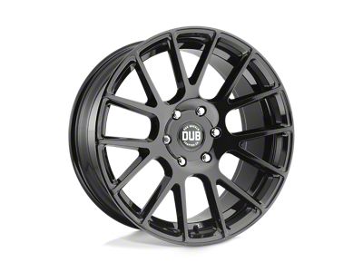 DUB Luxe Gloss Black 4-Wheel Kit; 20x9; 30mm Offset; 6x139.7mm Bolt Pattern; 78.10mm Hub Bore