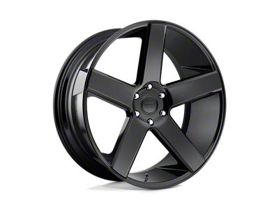 DUB Baller Gloss Black 4-Wheel Kit; 24x10; 26mm Offset; 5x139.7mm Bolt Pattern; 78.10mm Hub Bore