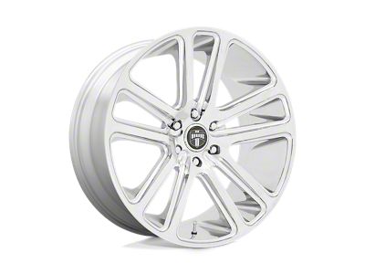 DUB Flex Chrome 4-Wheel Kit; 26x10; 10mm Offset