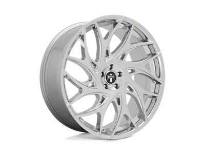 DUB G.O.A.T. Chrome 4-Wheel Kit; 26x10; 15mm Offset