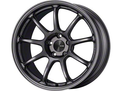Enkei FP09 Dark Silver Wheel; 18x8.5; 45mm Offset; 5x100mm Bolt Pattern; 75mm Hub Bore
