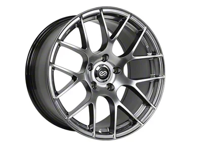 Enkei Raijin Hyper Silver 4-Wheel Kit; 18x9.5; 35mm Offset