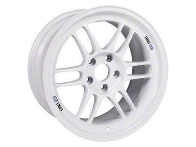 Enkei RPF1 Pearl White 4-Wheel Kit; 17x9; 22mm Offset