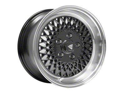 Enkei Enkei92 Matte Black with Machined Lip 4-Wheel Kit; 15x8; 25mm Offset