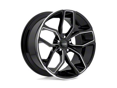 Foose Outcast Gloss Black Milled 4-Wheel Kit; 20x10; 40mm Offset
