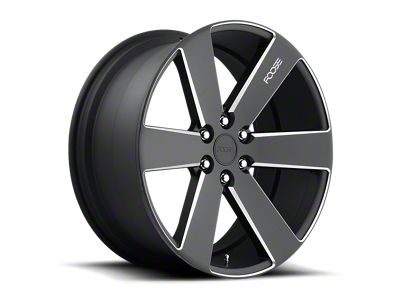 Foose Switch Black Milled 4-Wheel Kit; 20x9.5; 30mm Offset