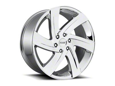 Foose Bodine Chrome 4-Wheel Kit; 22x9.5; 30mm Offset