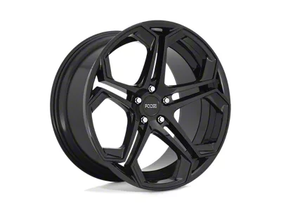 Foose Impala Gloss Black 4-Wheel Kit; 20x9; 35mm Offset