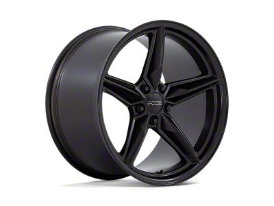 Foose CF8 Matte Black 4-Wheel Kit; 19x9.5; 17mm Offset
