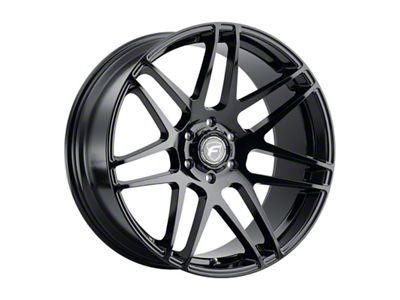 Forgestar X14 Gloss Black 4-Wheel Kit; 22x10; 30mm Offset; 6x139.7mm Bolt Pattern; 106.10mm Hub Bore