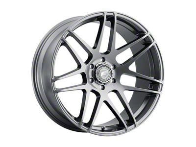 Forgestar X14 Gloss Anthracite 4-Wheel Kit; 22x10; 30mm Offset; 6x139.7mm Bolt Pattern; 106.10mm Hub Bore