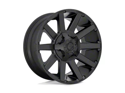 Fuel Wheels Contra Satin Black 4-Wheel Kit; 20x9; 1mm Offset