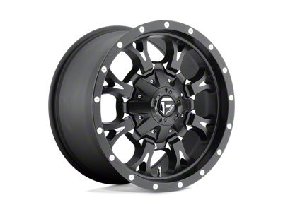 Fuel Wheels Krank Matte Black Milled 4-Wheel Kit; 17x9; 20mm Offset