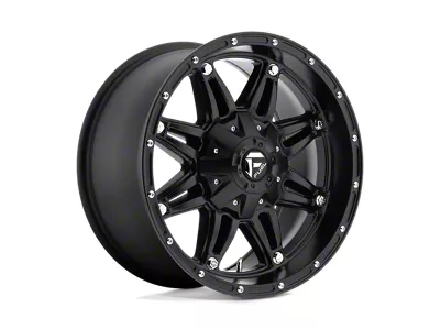 Fuel Wheels Hostage Matte Black 4-Wheel Kit; 17x8.5; 14mm Offset