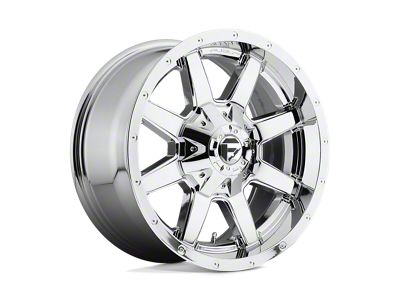 Fuel Wheels Maverick Chrome 4-Wheel Kit; 18x9; 20mm Offset; 6x135/6x139.7mm Bolt Pattern; 106.10mm Hub Bore
