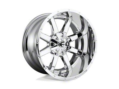 Fuel Wheels Maverick Chrome 4-Wheel Kit; 20x12; -44mm Offset