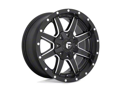 Fuel Wheels Maverick Matte Black Milled 4-Wheel Kit; 22x10; 10mm Offset