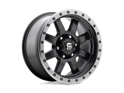 Fuel Wheels Trophy Matte Black with Anthracite Ring 4-Wheel Kit; 20x9; -12mm Offset