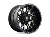 Fuel Wheels Crush Gloss Machined Double Dark Tint 4-Wheel Kit; 18x9; 1mm Offset