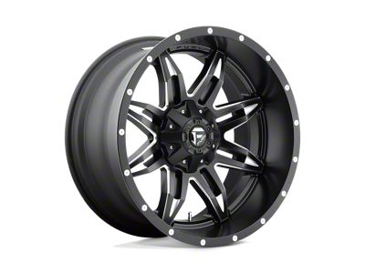 Fuel Wheels Lethal Matte Black Milled 4-Wheel Kit; 15x10; -43mm Offset