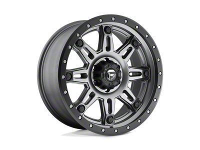 Fuel Wheels Hostage III Anthracite with Black Ring 4-Wheel Kit; 18x9; 20mm Offset; 6x139.7mm Bolt Pattern; 108mm Hub Bore