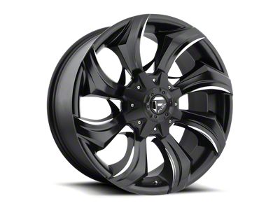 Fuel Wheels STRYKR Gloss Black Milled 4-Wheel Kit; 17x9; 35mm Offset