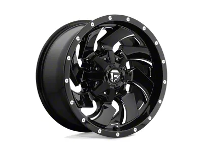 Fuel Wheels Cleaver Gloss Black Milled 4-Wheel Kit; 17x9; 1mm Offset