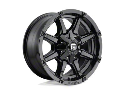 Fuel Wheels Coupler Gloss Black 4-Wheel Kit; 20x10; -12mm Offset