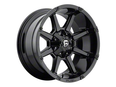 Fuel Wheels Coupler Gloss Black 4-Wheel Kit; 20x9; 20mm Offset; 6x135/6x139.7mm Bolt Pattern; 106.10mm Hub Bore