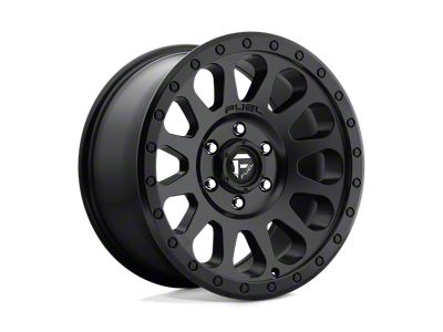 Fuel Wheels Vector Matte Black 4-Wheel Kit; 20x9; 20mm Offset; 6x139.7mm Bolt Pattern; 108mm Hub Bore