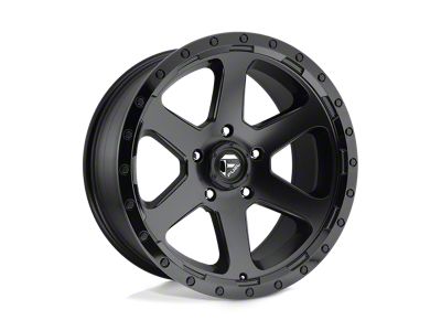 Fuel Wheels Ripper Matte Black 4-Wheel Kit; 20x9; 1mm Offset