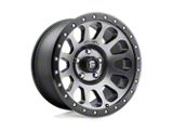 Fuel Wheels Vector Matte Gunmetal with Black Bead Ring 4-Wheel Kit; 18x9; 1mm Offset