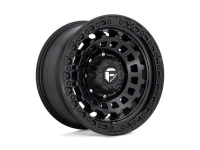 Fuel Wheels Zephyr Matte Black 4-Wheel Kit; 17x9; -12mm Offset