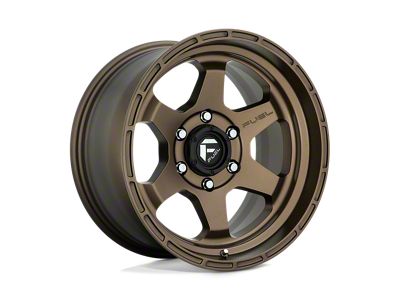 Fuel Wheels Shok Matte Bronze 4-Wheel Kit; 17x9; -12mm Offset