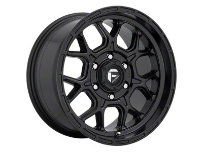 Fuel Wheels Tech Matte Black 4-Wheel Kit; 20x10; -18mm Offset
