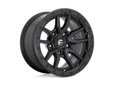 Fuel Wheels Rebel Matte Black 4-Wheel Kit; 17x9; -12mm Offset