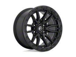 Fuel Wheels Rebel Matte Black 4-Wheel Kit; 18x9; 20mm Offset; 6x114.3mm Bolt Pattern; 66.06mm Hub Bore 